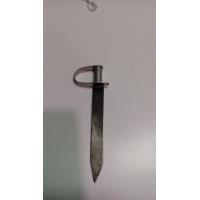 Espada Simil. Bronce C/ Moneda 14 x 4,5 cm. (Origen Brasil)