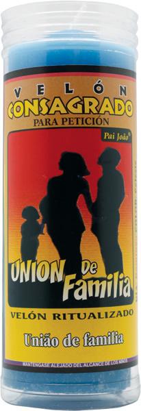 VELON CONSAGRADO Union de Familia 14 x 5.5 cm (Incluye Ritual)