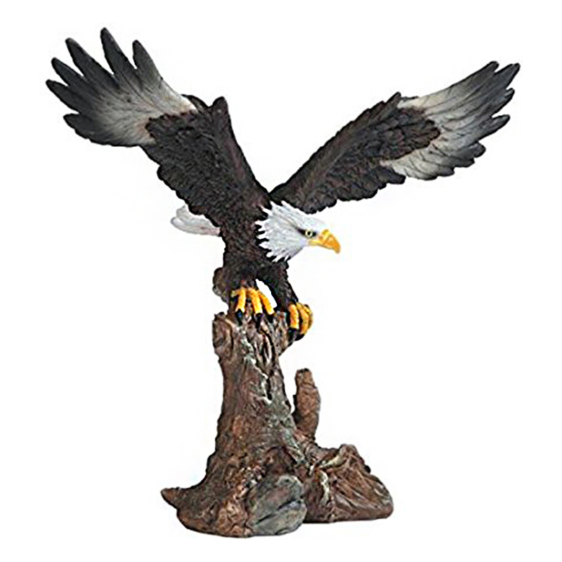 Adelaar op boomstam (ca 17 cm) StealStreet Bald Eagle On Brown Branch Figurine