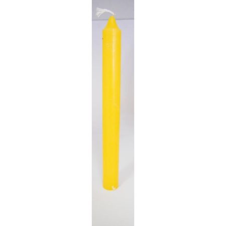 VELA Bujia Pequeña Amarilla 11 x 1.2 cm (P24)