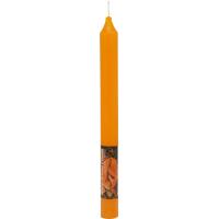 Vela Bujia Perfumada Canela 22 x 2 cm (Naranja)