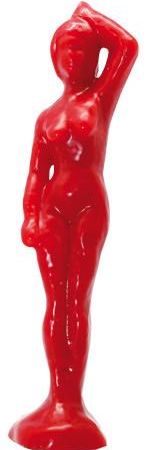 VELA FORMA Mujer (Rojo) 23cm