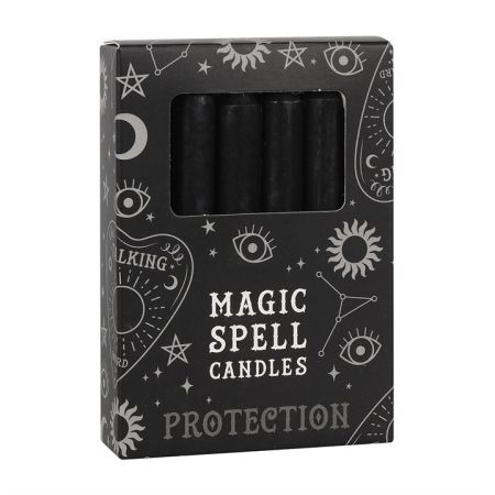 Magic Spell Candles 12 x BLACK PROTECTION