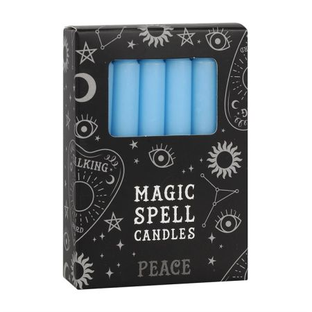 Magic Spell Candle 12 x LIGHT BLUE PEACE