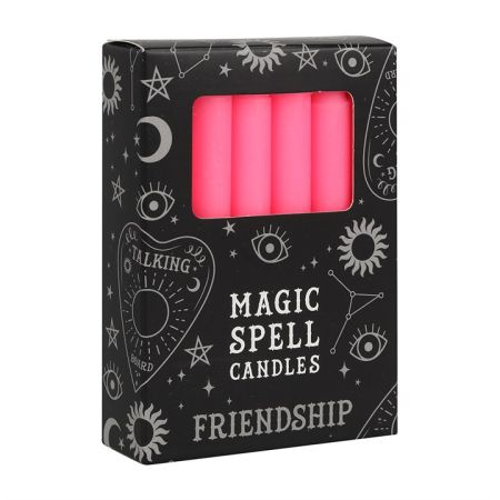 Magic Spell candle12 x PINK FRIENDSHIP' SPELL CANDLES