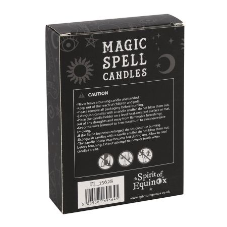 Magic Spell Candles 12 x ORANGE 'CONFIDENCE