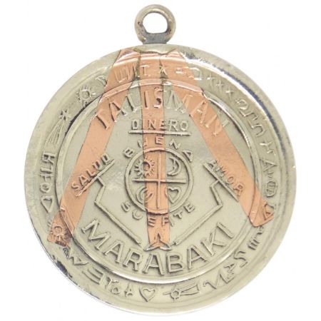 Amuleto Marabaki con Tetragramaton 3.5 cm (Talisman: Buena Suerte-Dinero-Amor-Salud)