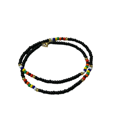 Collar Mix1 Negro con Colores 23,5cm