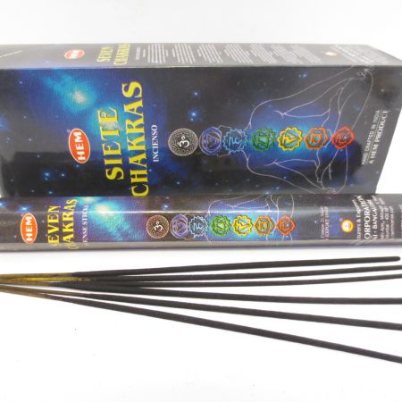 HEM WIEROOK - SEVEN CHAKRAS Incense sticks per rol