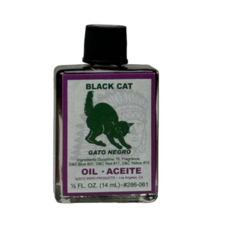 Aceite Ritual Black Cat Gato Negro