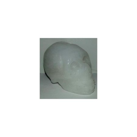 Piedra Forma Calavera Cuarzo Blanco 5 x 3.5 cm