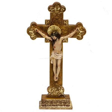 Imagen Cristo en la Cruz 20 cm (Resina)