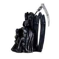 Imagen Santa Muerte 15 cm (Sentada) Negra
